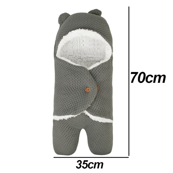 Babyfilt för Pojkar och Flickor, Söt Nyfödd Swaddle Wrap