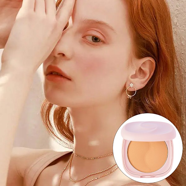 Makeup Palette Puder, Lätt & Transparent Täckning Vattentät Talkfri Ansikte