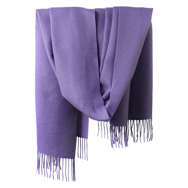 Mykt Silkeaktig Skjerf Sjal Halsduk for Kvinner Light purple