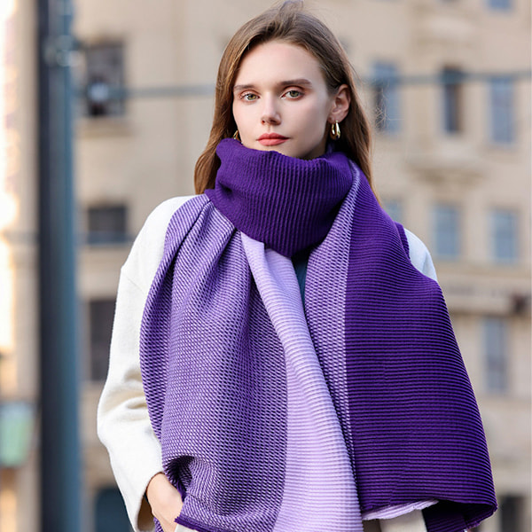 Dam Scarf Stor Pashmina Sjal och Wraps Pläd Scarf för Kvällsklänning Varm Daglig Resa Kontor, 68cm*200cm