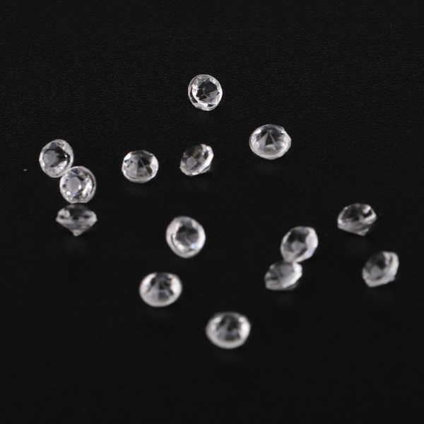 5000 stk 3mm Transparent Bryllupskonfetti Fest Plast Diamant