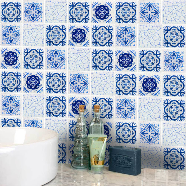 18 st mosaik kakel överföring klistermärken badrum kök DIY