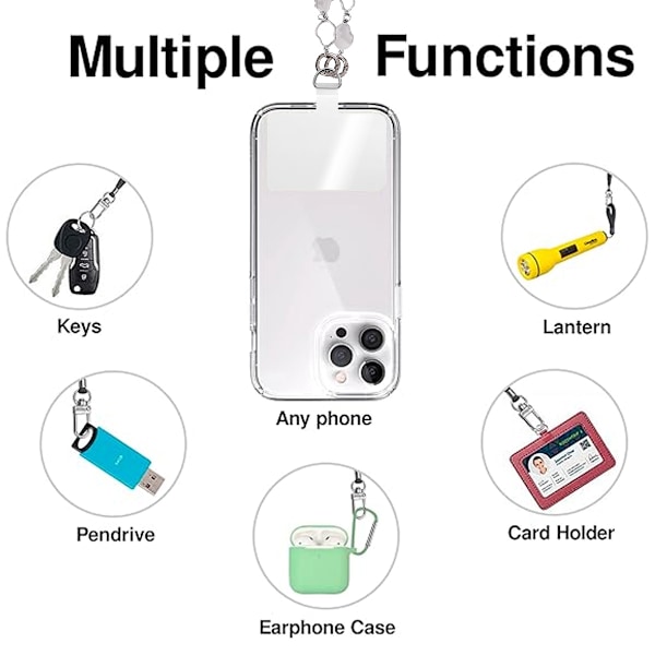 Package content: 1 x mobile phone chain pendant style3