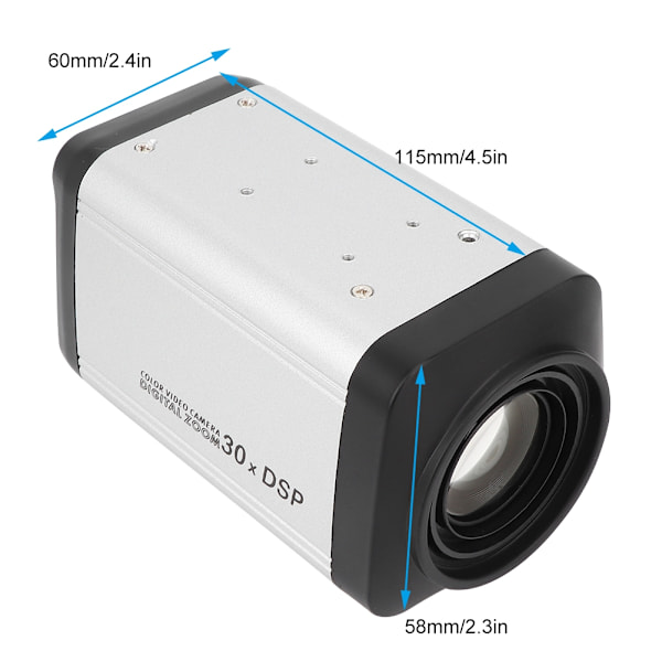 1080P HD 30X Zoomkamera Intelligent Infraröd CCTV Säkerhetsövervakning NTSC-system