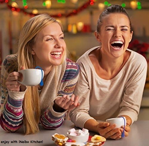 (Sett med 2) Julenisse Original Teinfuser, Matkvalitets Silikoninfuserball med Tesil i Rustfritt Stål