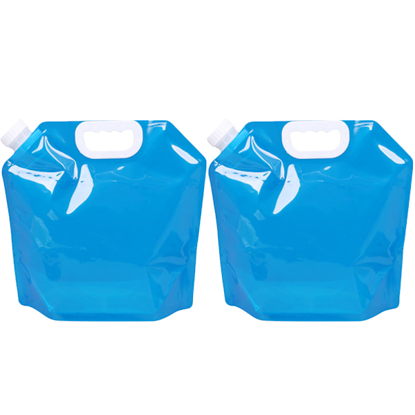 5L/10L Kran stor kapacitet utomhus resor camping bergsklättring bärbar hopfällbar vattenpåse - Utomhus hopfällbar vattenpåse, hopfällbar vatten