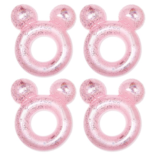 Uppblåsbara Pool Float Tubes, Djur Cartoon Form Simrings Tjock PVC Flyt Simring med Handtag Strand Pool Party Tillbehör för Barn