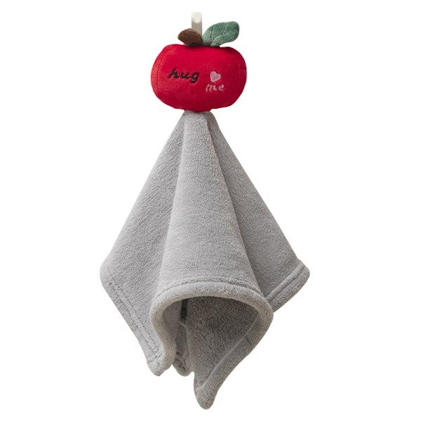 Handduk Frukt Cartoonformad Korall Fleece Handduk, Möbel, Hängbar Handduk Liten Kvadrat Vattenabsorption Snabbtorkande Hållbarhet Fint och