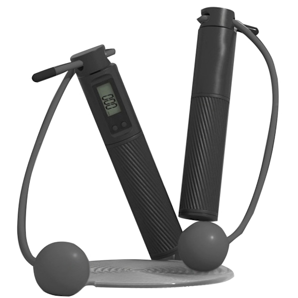 Digitalt Hopprep, Justerbar Längd - för Träning Inomhus & Utomhus, Träning Hastighet, Fitness