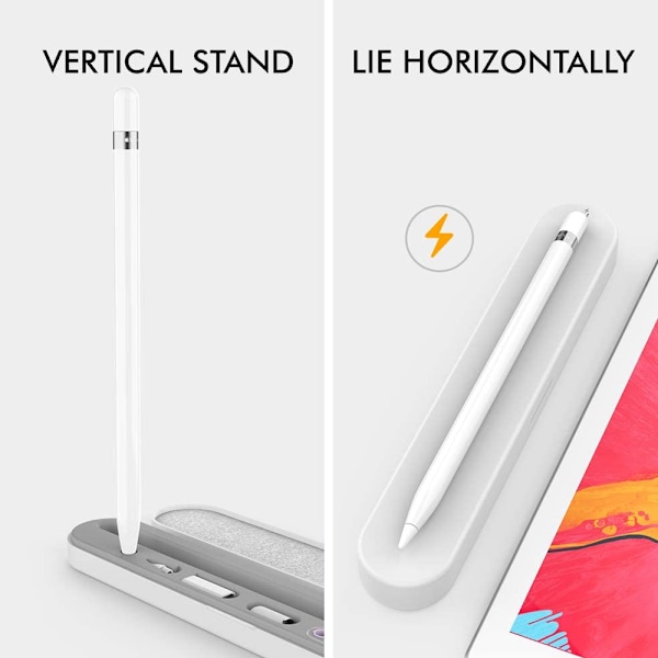 Kompakt magnetisk etuiholder Hard oppbevaringsboks kompatibel for Apple Pencil 2. generasjon/1. generasjon