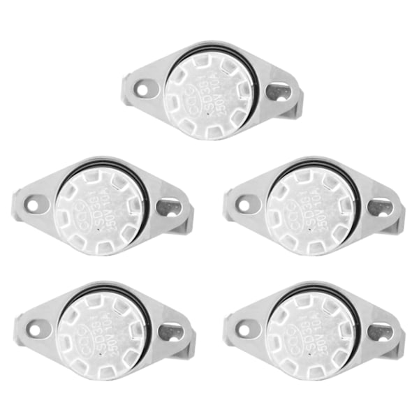 5 st KSD301 Växeltemperaturkontroll Termostat Termisk Växel 250V10A NO75℃