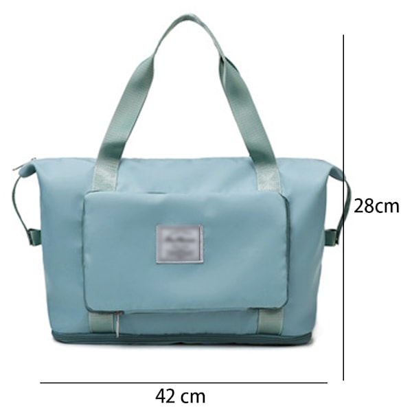 Matkakassi, Extra Suuri Nylon-Kantamuovi, Laajennettava Viikonloppu-Matkalaukku Naiselle