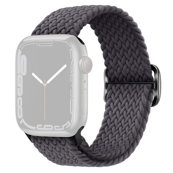 Flätat tygarmband, Apple Watch Series 4-6, 40mm, Rosa Rosa