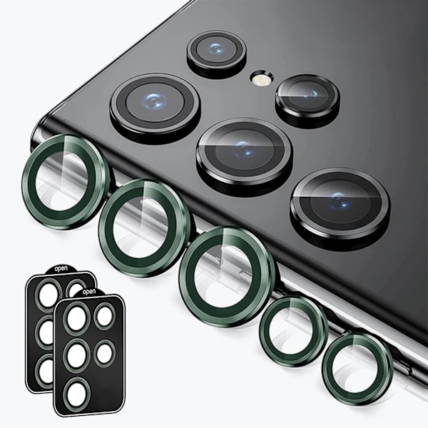 Kamera Linsebeskyttelse til Samsung Galaxy S24 - 9H Hærdet Glas og Transparent Design