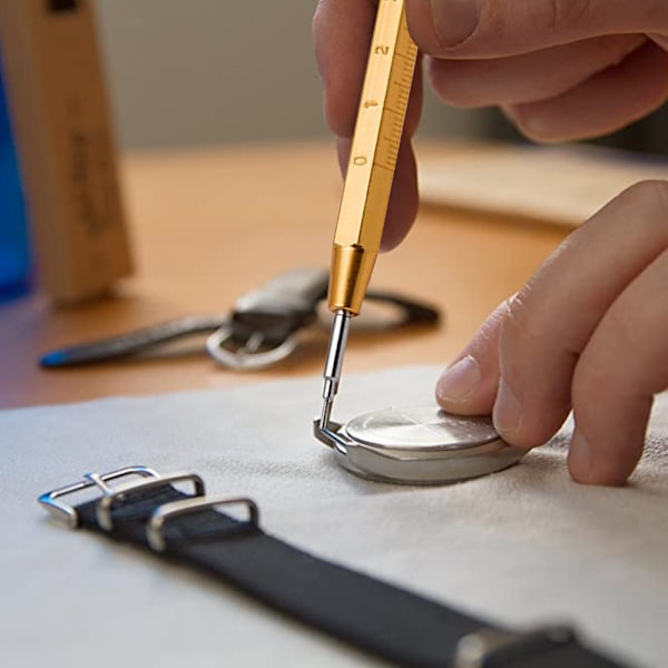 Dubbelsidig råa öron sats ersättning klockarmband skala sats klocka reparation verktyg lossning rem avmontering lug nål-används för att ta bort klockvisarna