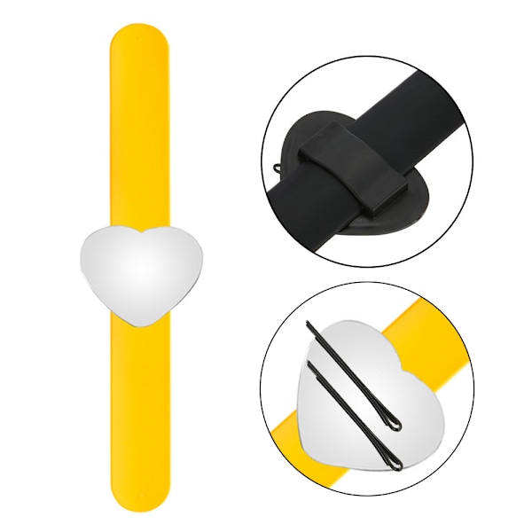 Magnetiskt hårklämmor armband, Professionellt armband hårklämmor med hårnålshållare Salong