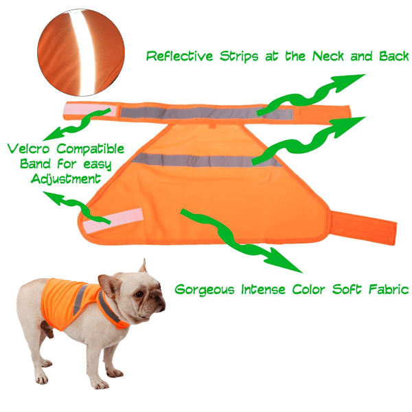 2 st husdjursreflexväst sommar husdjur andningsbar väst fluorescerande hundkläder