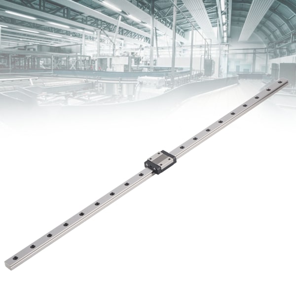 Lineær Skinneguidelager Stål Glideblokk Bevegelsesvei Verktøy 12mm for CNC Maskin MGN12500mm