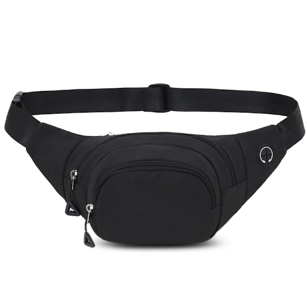 Fanny Packs för Kvinnor Plus Size, Nylon Workout Walking Bälte Väska Superlätt Löpning Midja Höft Väska Mode Män Crossbody