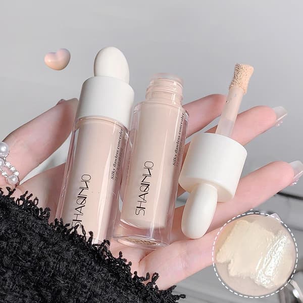 High Coverage Concealer Corrector Against Dark Circles Freckles Waterproof Foundation Highlighter F7z6