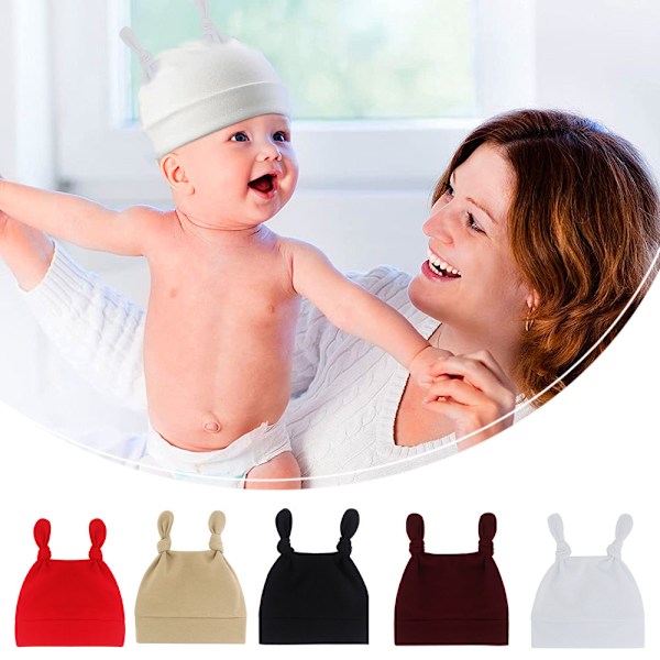 6 par Newborn bomullsbabyvantar Klösfria vantar Neutral stil Newborn vantar för pojkar och flickor 0-6 månader gamla