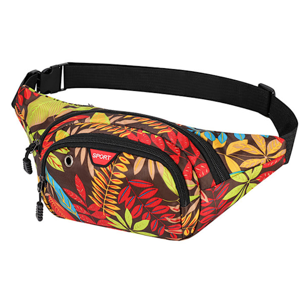 Midjeväsk Running Vandring Cykling Sport Casual Utomhus Resa Crossbody Ryggsäck för Män & Kvinnor