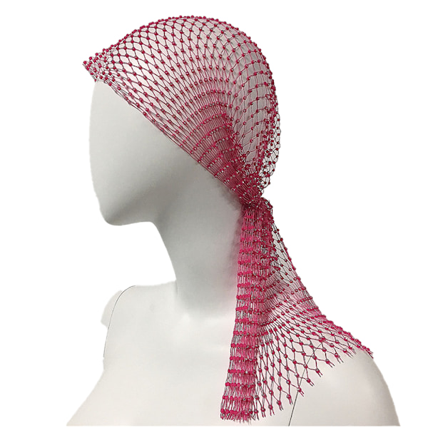 Rhinestone Mesh Pandebånd Glitter Krystal Hårbånd Elastisk Sort Hovedbeklædning Rave Natklub Glitter Krops Smykke Tilbehør