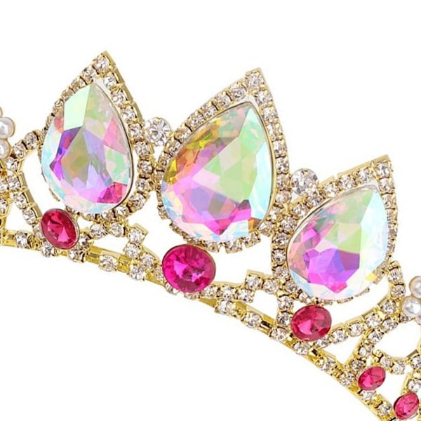 Krone Tiara for Kvinner Jenter Prinsesse Dronning Hodebånd for Kvinner Dekorasjon