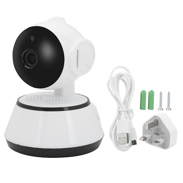 HD 720P Trådlös Wifi IP-kamera Inomhus Hem Säkerhetskupolkamera UK-kontakt 110~240V