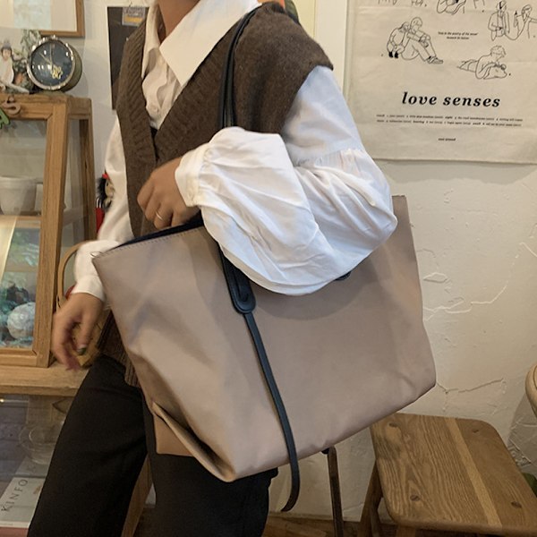 Dametasker Mode Stor Kapacitet Rummelig Taske Kvinders Crossbody Pung Mode Håndtaske Top Hånd Satchel