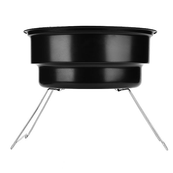 Mini bærbar grillovn for utendørs hage, sammenleggbar, rustfritt stål