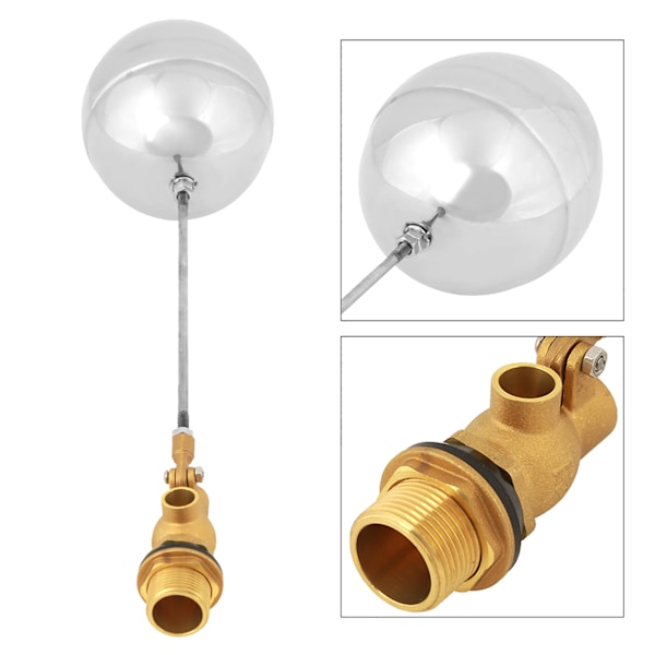G3/4\" DN20 Hanvatten Sensor Flytande Boll Justerbar Rostfritt Stål