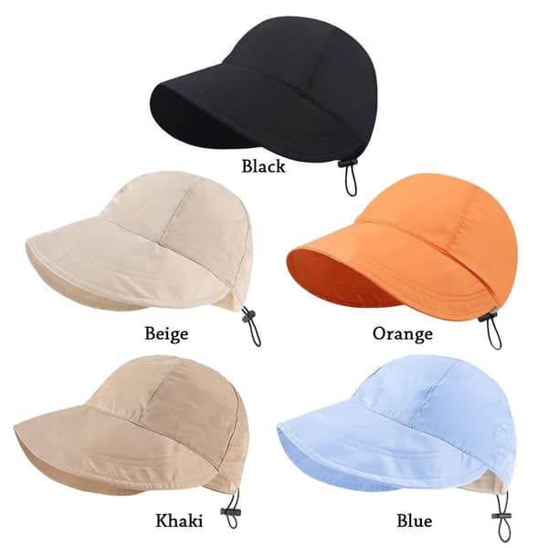 Hatt med brett brätte Dragsko Justerbara Kepsar Herr Dam Strandhatt[TT] Beige