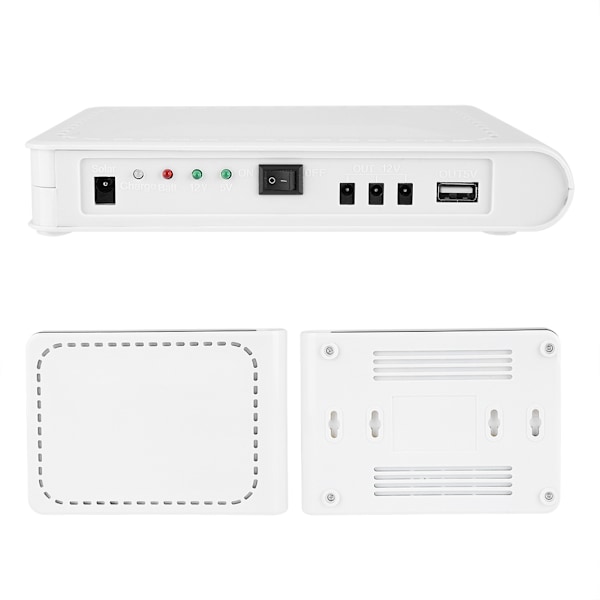 10W Solpanel Strømsystem til Hjembelysning med 2 LED Pærer og USB-Oplader