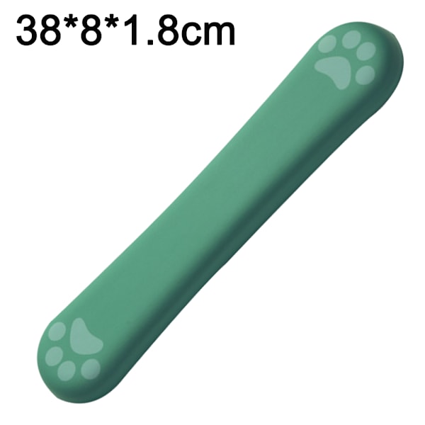 Handledsstöd för tangentbord, bekväm minnesskumfyllning, halkfri, söt kattklo - 38 cm