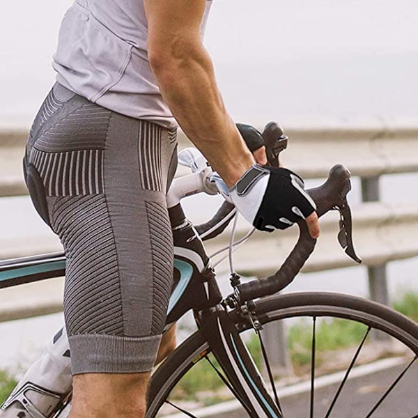 Träningshandskar för Män & Kvinnor, Lätta Andningsbara Gymhandskar, Övningsvikthandske, Cykelhandskar Böjda Öppna Bak för Fitness