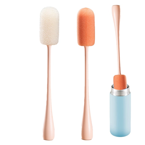 2pcs Sponge Bottle Brush Baby Bottle Sponge Brush can