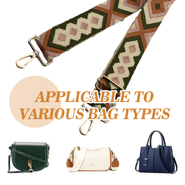 5 cm bred axelrem för väska, ersättningsrem, crossbody-väska, handväska, axelrem, justerbar 80-130 cm