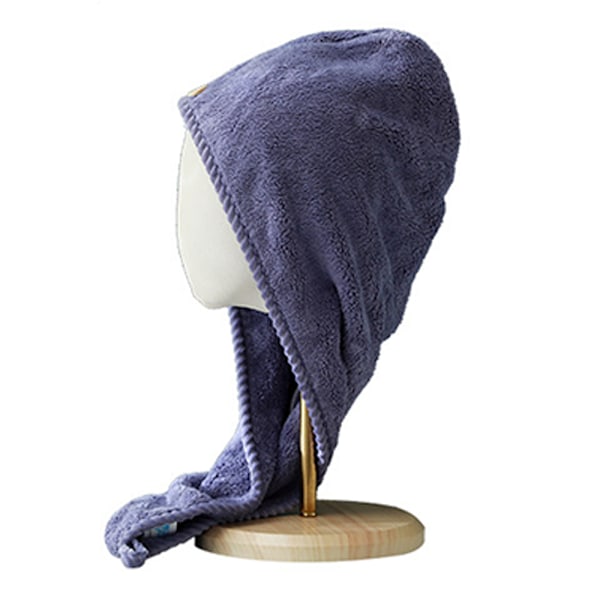 Mikrofiber Hårhandduk, Perfekt för Lockigt, Långt & Tjockt Hår, Absorberande, Snabbtorkande Band