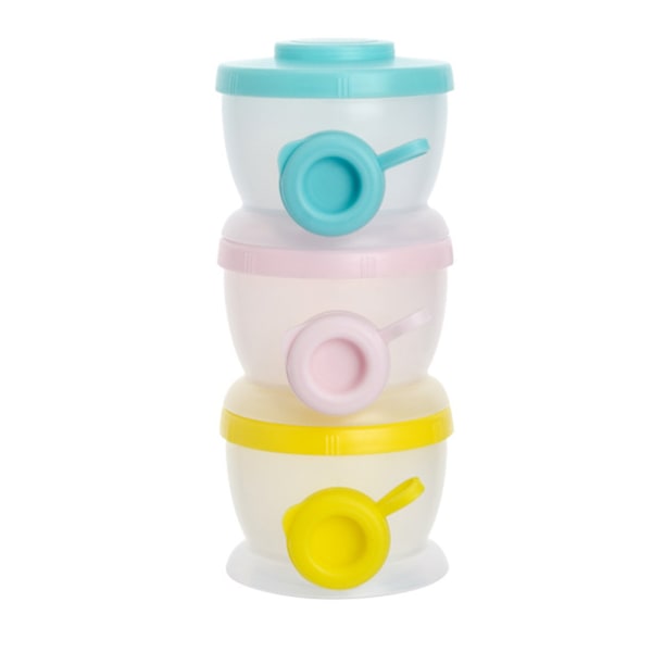 Baby Formula Dispenser, Icke-Spill Stackbar Behållare för Mjölkpulver, Julformelhållare, Snacks, Frukt, Kexförvaring