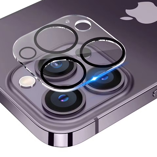 iPhone Krystalklart Kameraglas - Vælg Model iPhone 15 Pro Max