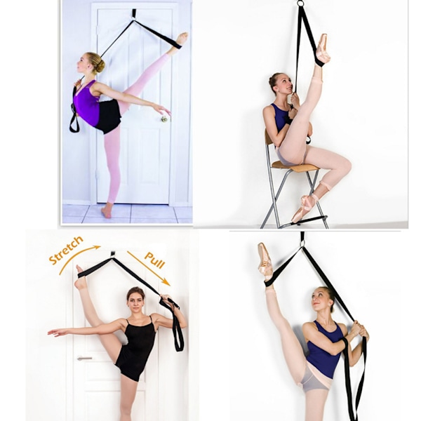 Bensträckare, Dörrflexibilitet & Sträckband för Ben - för Balett Cheer Dance Gymnastik