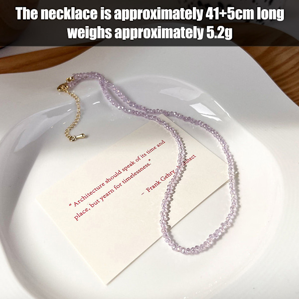 2 st färgglada halsband Dopamin-stil halsband för kvinnor plus två ringar