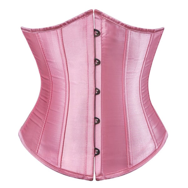 Women's Heavy duty spiral 14 steel bone bust Corset Satin Heavy