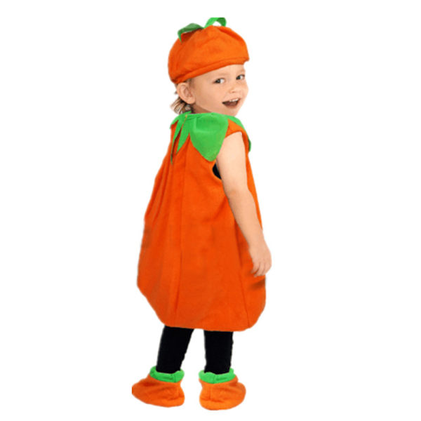 Babykläder för Halloween - Pumpa-Romper, Hatt & Skor