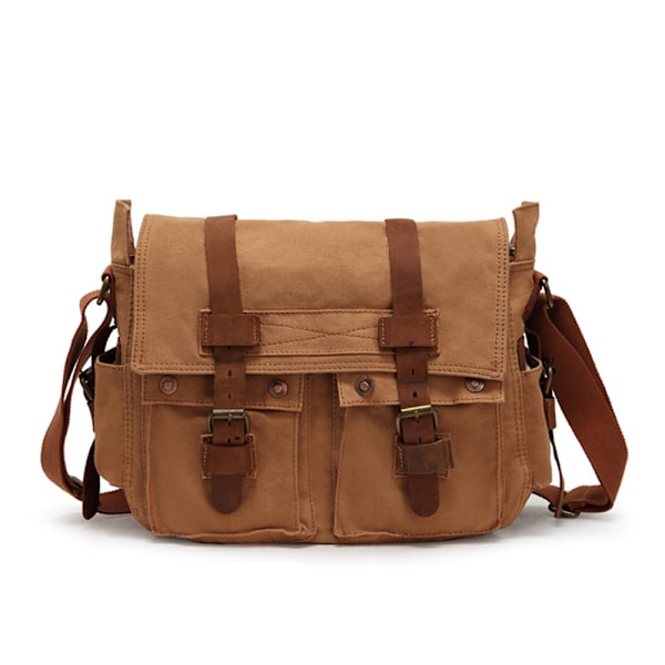 Herrar Canvas En axel väska Crossbody väska herr casual väska Herrväska