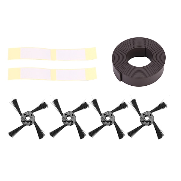 Sidebørste Magnetisk Stripe Erstatningstilbehør Passer til Neato D3 D5 D70 D75 D80 70E D85