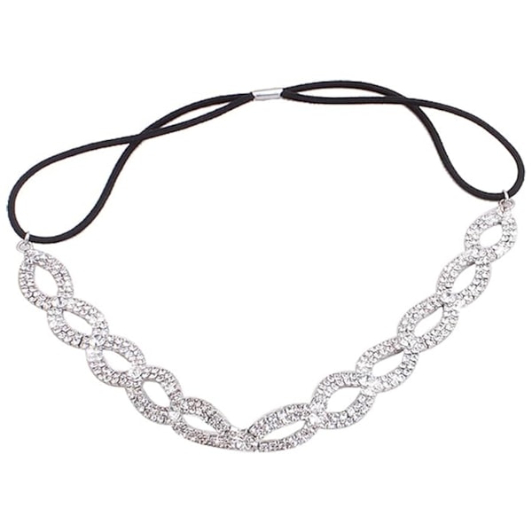 Mote Rhinestone Hodebånd Krone For Første Kommunion, Bryllup, Pageant