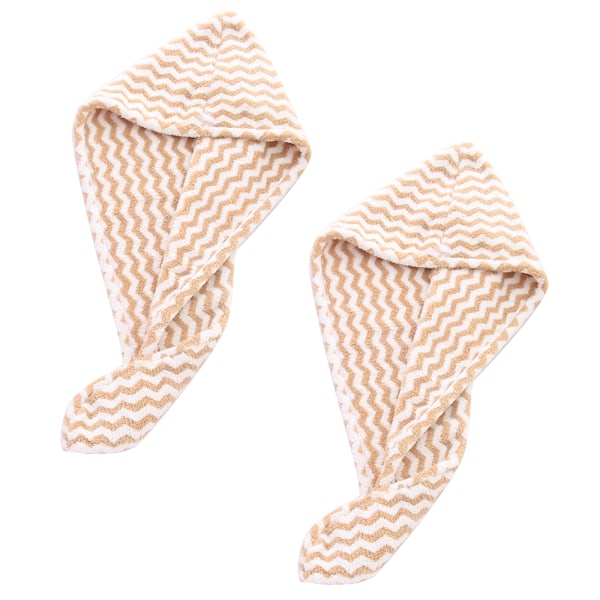 Hårhandduk Wrap för Kvinnor och Män 2-pack Badrumstillbehör