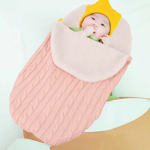 Baby Piger Drenge Wrap Swaddle Tæpper Nyfødt Spædbarn Strik Blød Modtagelse Tæpper